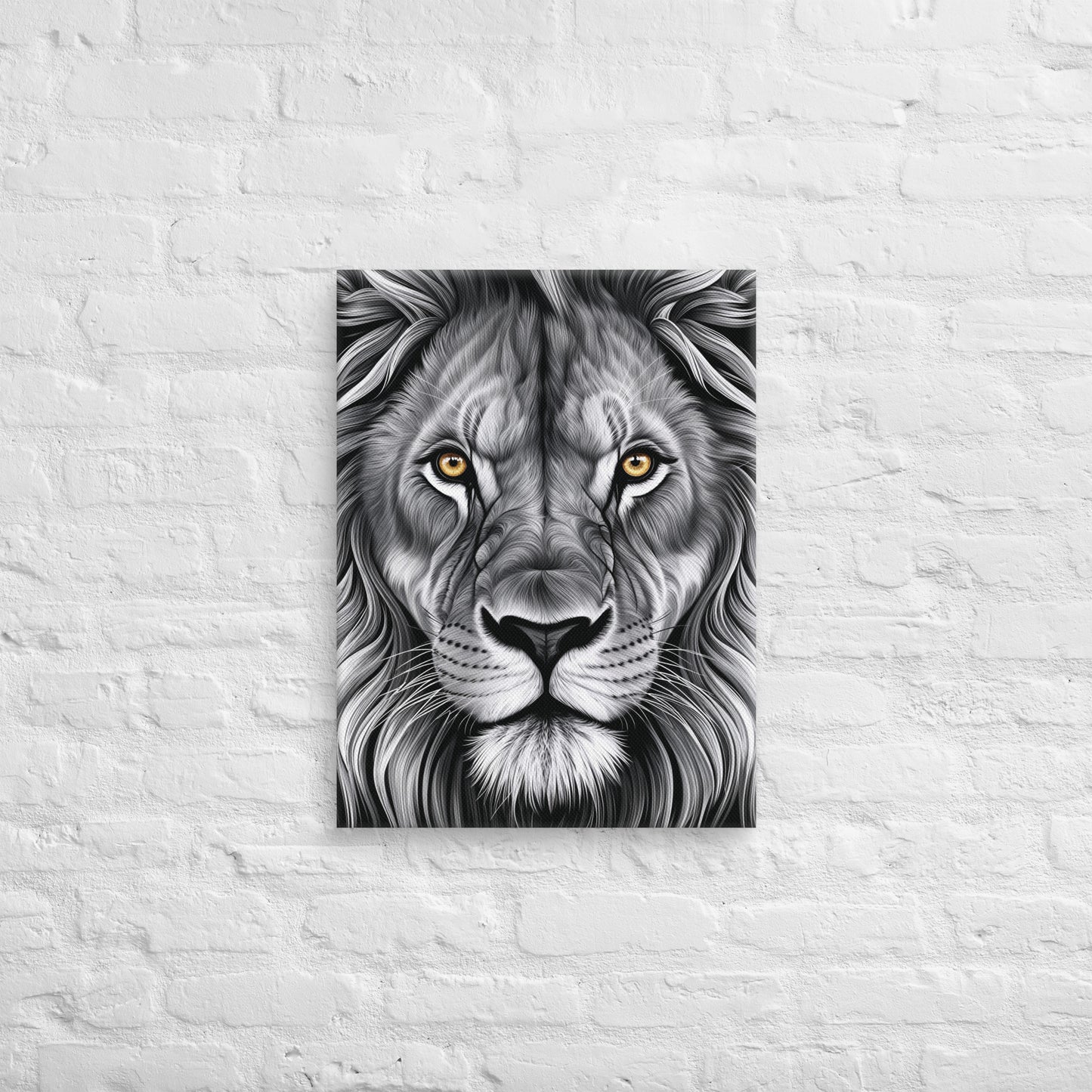 Toiles - Lion aux Yeux Or