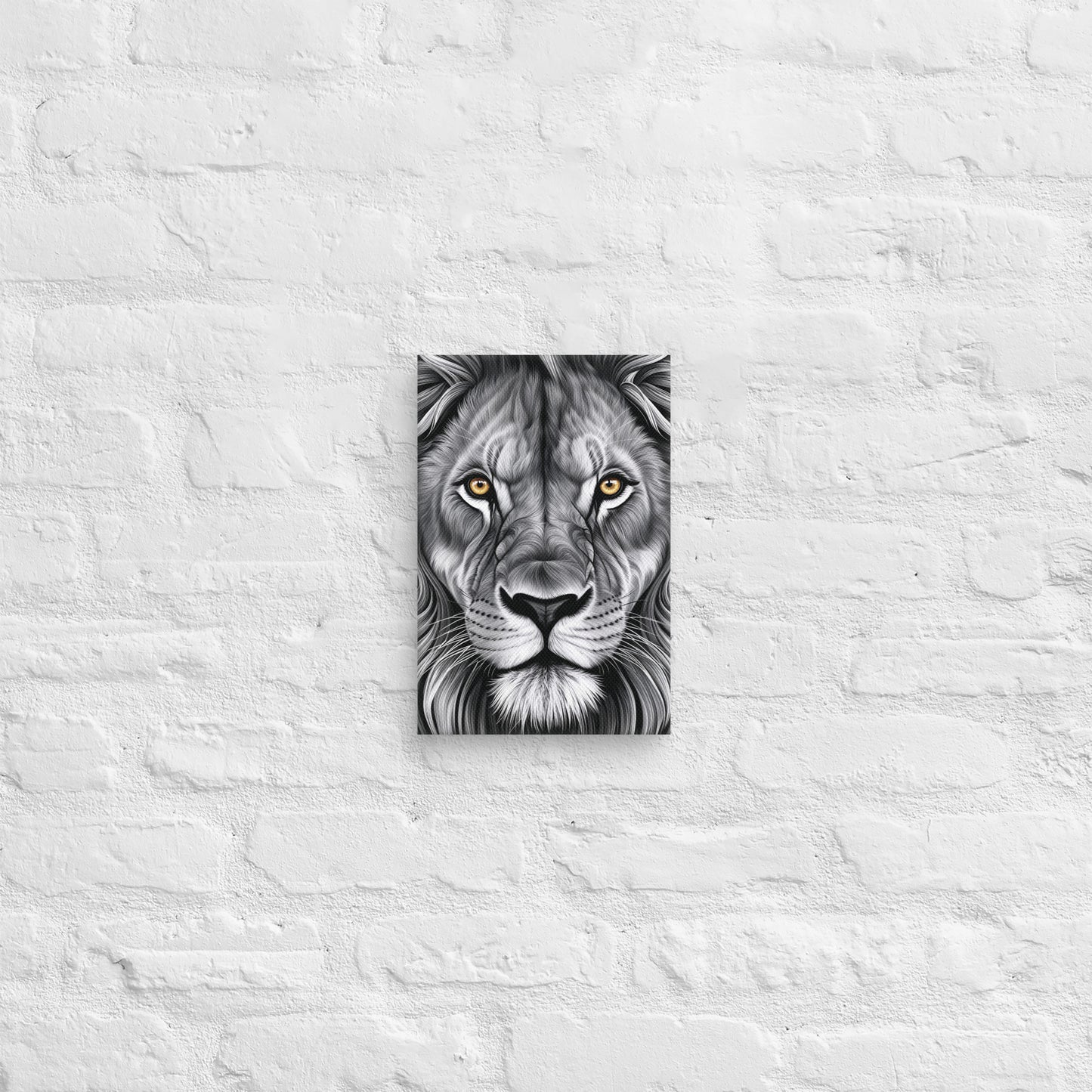 Toiles - Lion aux Yeux Or